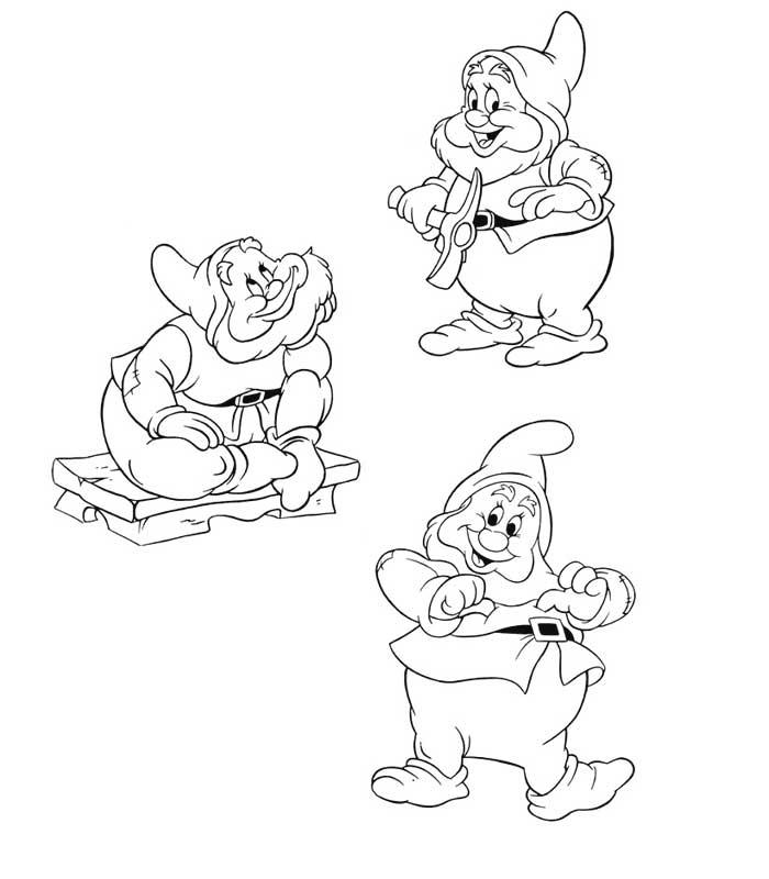 Dibujo para colorear: Snow White and the Seven Dwarfs (Películas de animación) #133934 - Dibujos para Colorear e Imprimir Gratis