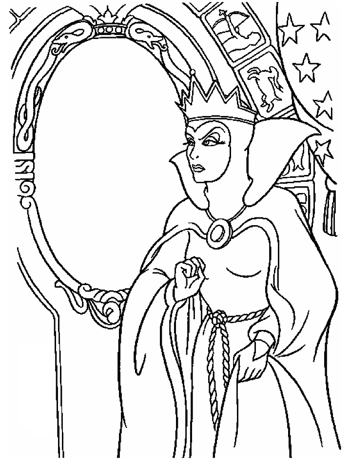 Dibujo para colorear: Snow White and the Seven Dwarfs (Películas de animación) #134004 - Dibujos para Colorear e Imprimir Gratis