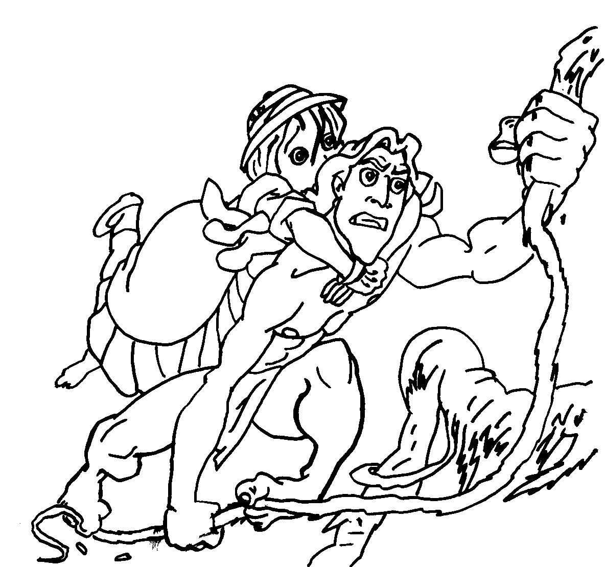 Dibujo para colorear: Tarzan (Películas de animación) #131170 - Dibujos para Colorear e Imprimir Gratis