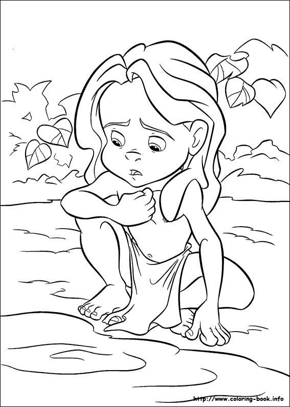 Dibujo para colorear: Tarzan (Películas de animación) #131186 - Dibujos para Colorear e Imprimir Gratis