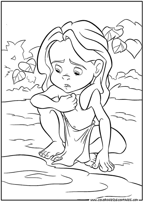 Dibujo para colorear: Tarzan (Películas de animación) #131237 - Dibujos para Colorear e Imprimir Gratis