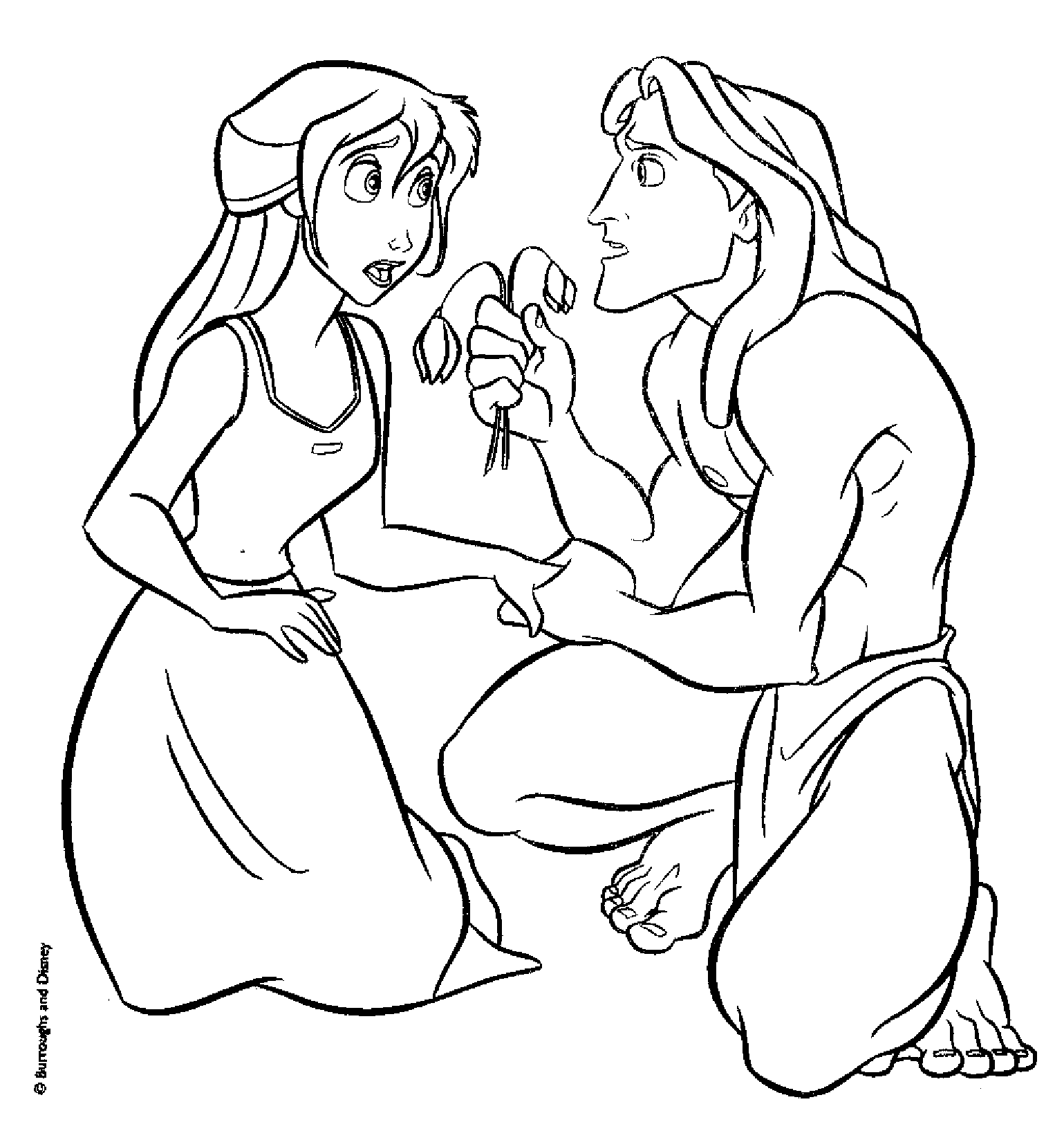 Dibujo para colorear: Tarzan (Películas de animación) #131240 - Dibujos para Colorear e Imprimir Gratis