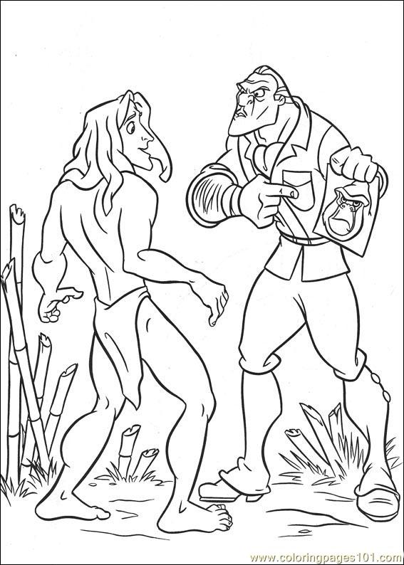 Dibujo para colorear: Tarzan (Películas de animación) #131246 - Dibujos para Colorear e Imprimir Gratis