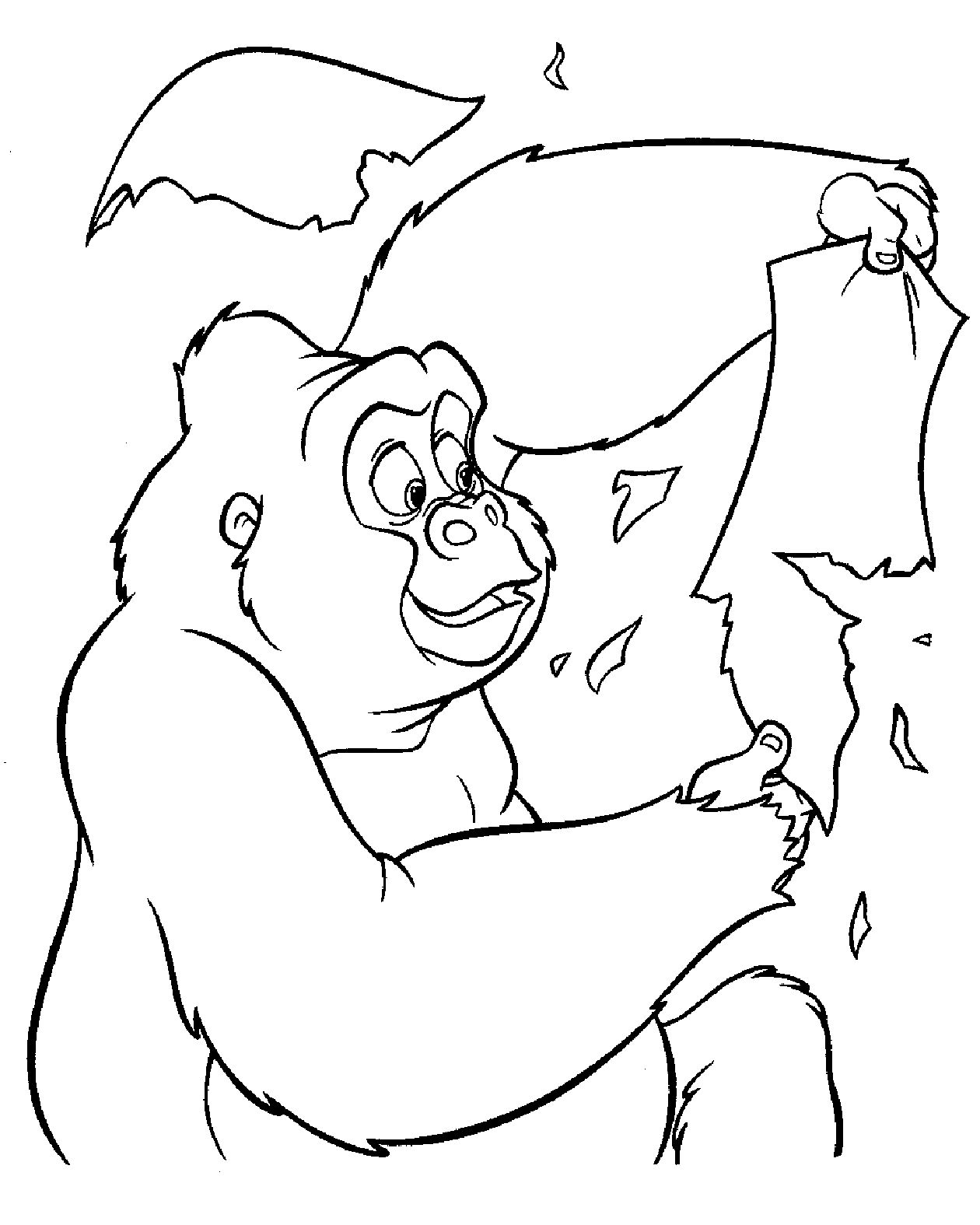 Dibujo para colorear: Tarzan (Películas de animación) #131281 - Dibujos para Colorear e Imprimir Gratis