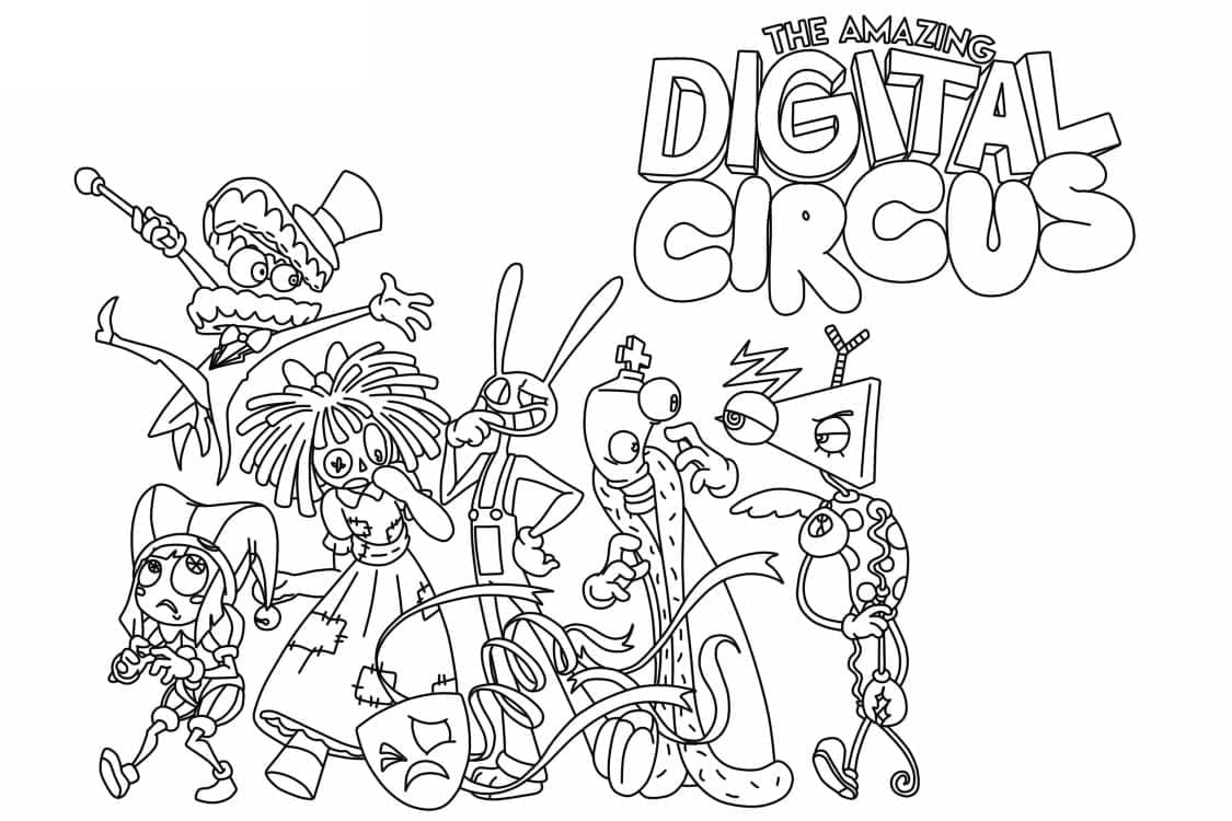Dibujo gratuito The Amazing Digital Circus #213719 de la coleccion Películas de Animación para imprimir