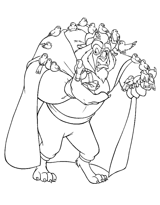 Dibujo para colorear: The Beauty and the Beast (Películas de animación) #130916 - Dibujos para Colorear e Imprimir Gratis