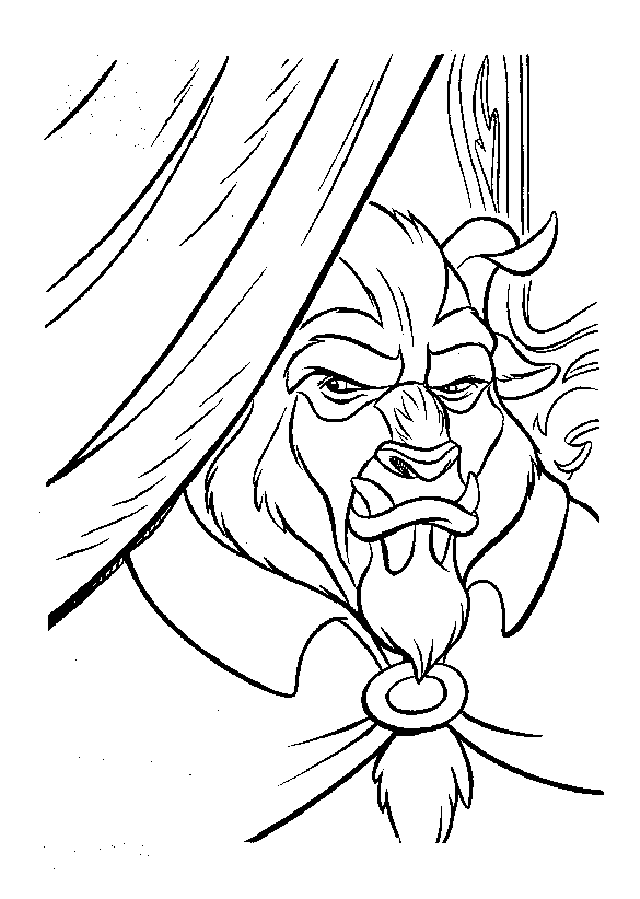 Dibujo para colorear: The Beauty and the Beast (Películas de animación) #130940 - Dibujos para Colorear e Imprimir Gratis