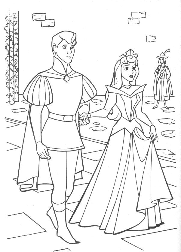 Dibujo para colorear: The Beauty and the Beast (Películas de animación) #130964 - Dibujos para Colorear e Imprimir Gratis