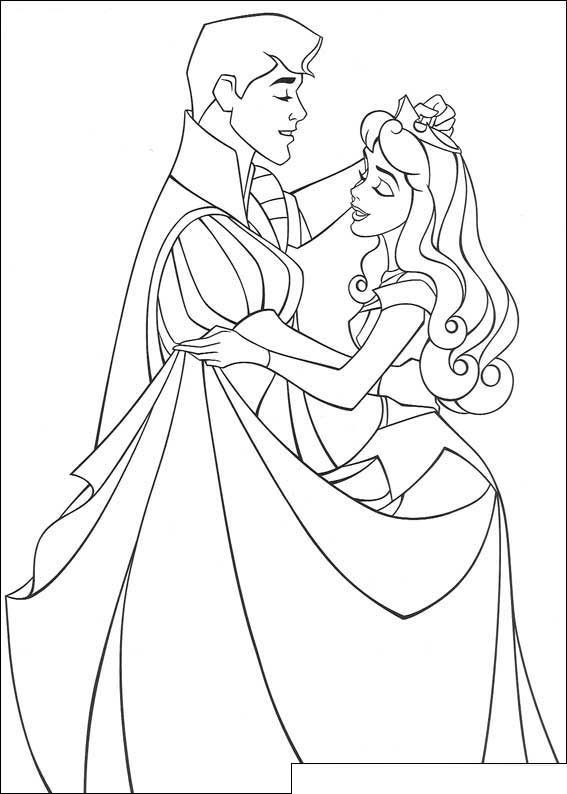 Dibujo para colorear: The Beauty and the Beast (Películas de animación) #131052 - Dibujos para Colorear e Imprimir Gratis