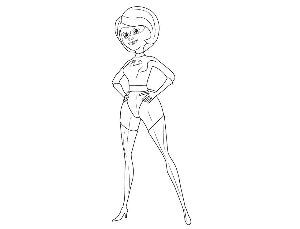 Dibujo gratuito The Incredibles #179713 de la coleccion Películas de Animación para imprimir