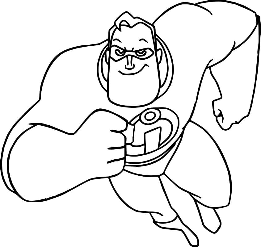 Dibujo gratuito The Incredibles #179724 de la coleccion Películas de Animación para imprimir