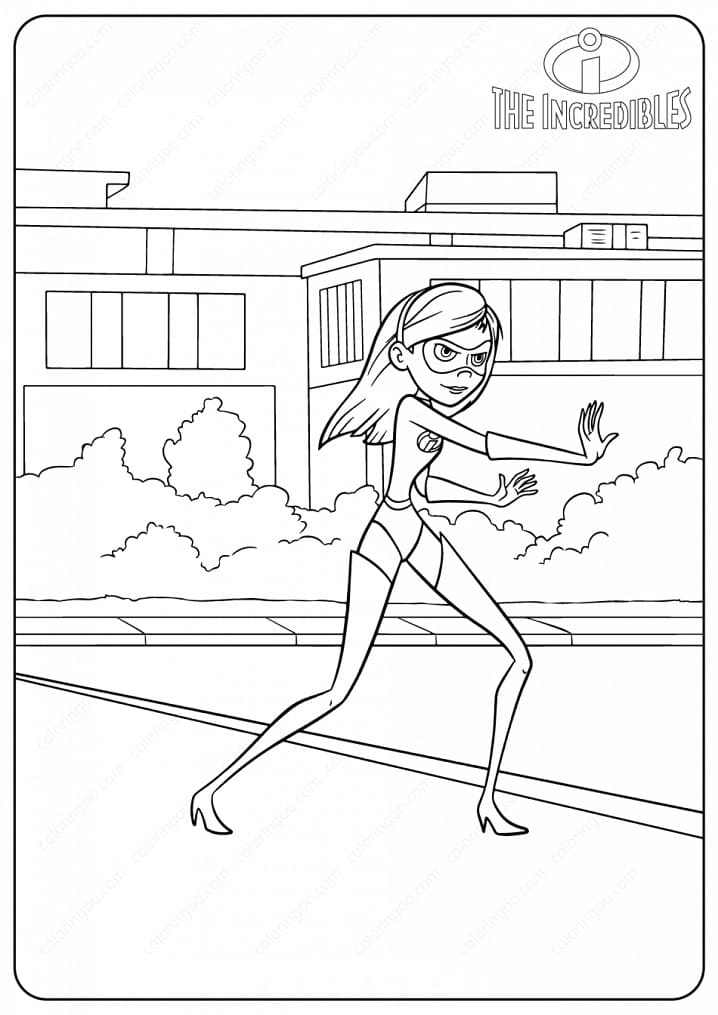 Dibujo gratuito The Incredibles #179731 de la coleccion Películas de Animación para imprimir