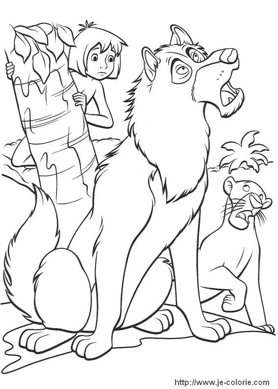 Dibujo para colorear: The Jungle Book (Películas de animación) #130098 - Dibujos para Colorear e Imprimir Gratis
