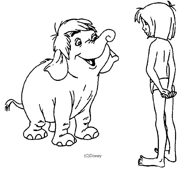 Dibujo para colorear: The Jungle Book (Películas de animación) #130102 - Dibujos para Colorear e Imprimir Gratis