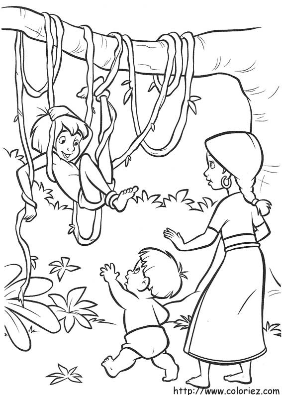 Dibujo para colorear: The Jungle Book (Películas de animación) #130135 - Dibujos para Colorear e Imprimir Gratis
