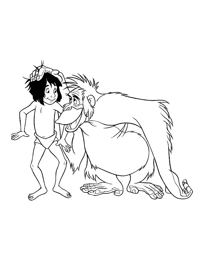 Dibujo para colorear: The Jungle Book (Películas de animación) #130148 - Dibujos para Colorear e Imprimir Gratis