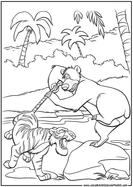 Dibujo para colorear: The Jungle Book (Películas de animación) #130157 - Dibujos para Colorear e Imprimir Gratis