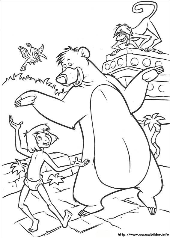 Dibujo para colorear: The Jungle Book (Películas de animación) #130184 - Dibujos para Colorear e Imprimir Gratis