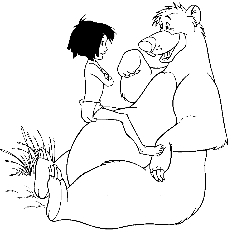 Dibujo para colorear: The Jungle Book (Películas de animación) #130191 - Dibujos para Colorear e Imprimir Gratis