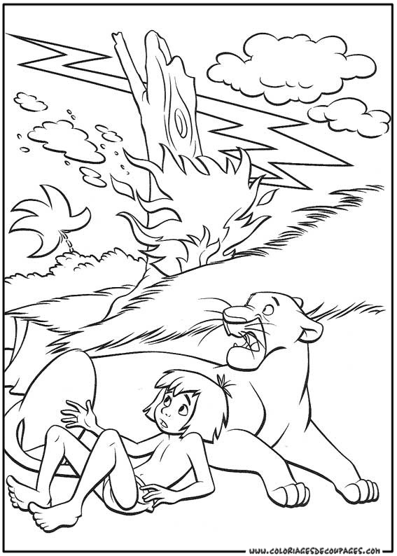 Dibujo para colorear: The Jungle Book (Películas de animación) #130213 - Dibujos para Colorear e Imprimir Gratis