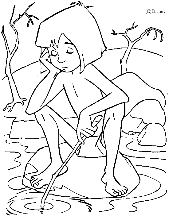 Dibujo para colorear: The Jungle Book (Películas de animación) #130215 - Dibujos para Colorear e Imprimir Gratis