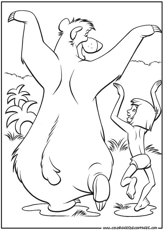 Dibujo para colorear: The Jungle Book (Películas de animación) #130222 - Dibujos para Colorear e Imprimir Gratis