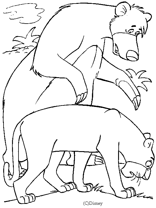 Dibujo para colorear: The Jungle Book (Películas de animación) #130237 - Dibujos para Colorear e Imprimir Gratis