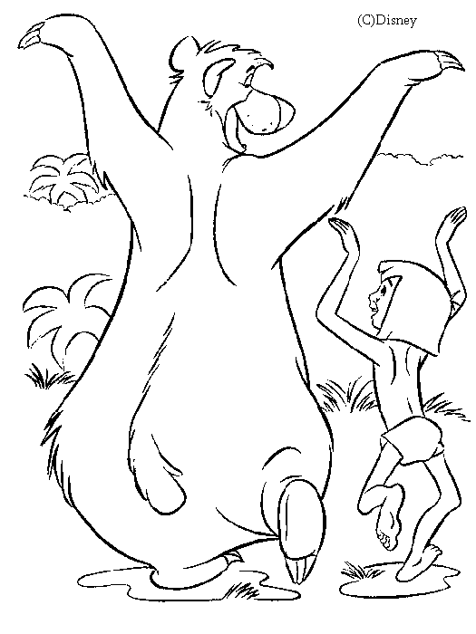 Dibujo para colorear: The Jungle Book (Películas de animación) #130249 - Dibujos para Colorear e Imprimir Gratis