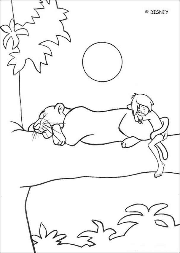 Dibujo para colorear: The Jungle Book (Películas de animación) #130282 - Dibujos para Colorear e Imprimir Gratis