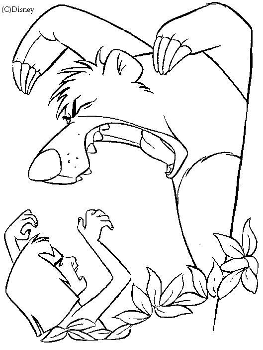 Dibujo para colorear: The Jungle Book (Películas de animación) #130292 - Dibujos para Colorear e Imprimir Gratis