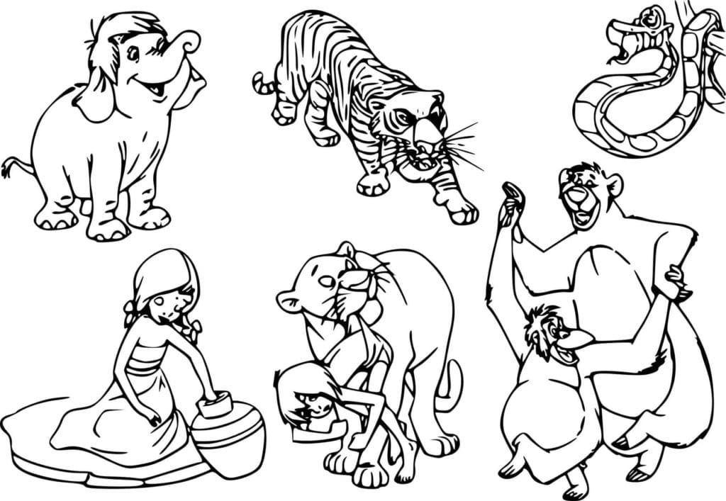 Dibujo gratuito The Jungle Book #202942 de la coleccion Películas de Animación para imprimir Dibujo gratuito The Jungle Book #202942 de la coleccion Películas de Animación para imprimir