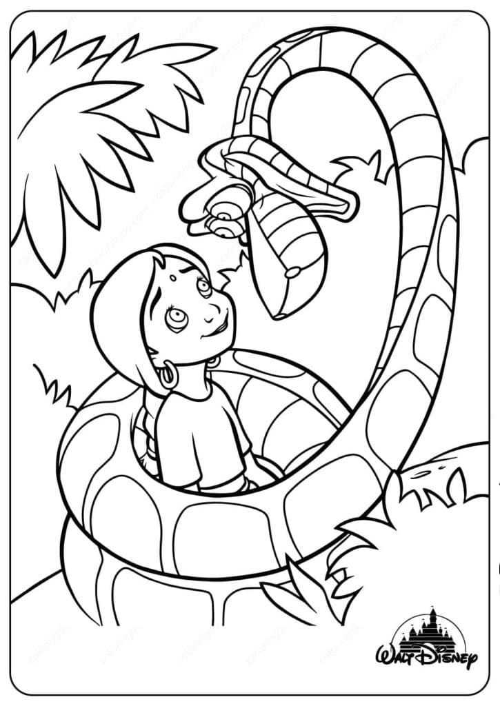 Dibujo gratuito The Jungle Book #202971 de la coleccion Películas de Animación para imprimir