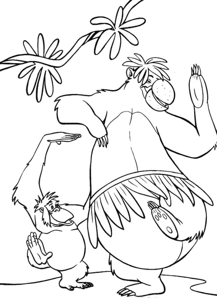 Dibujo gratuito The Jungle Book #202977 de la coleccion Películas de Animación para imprimir