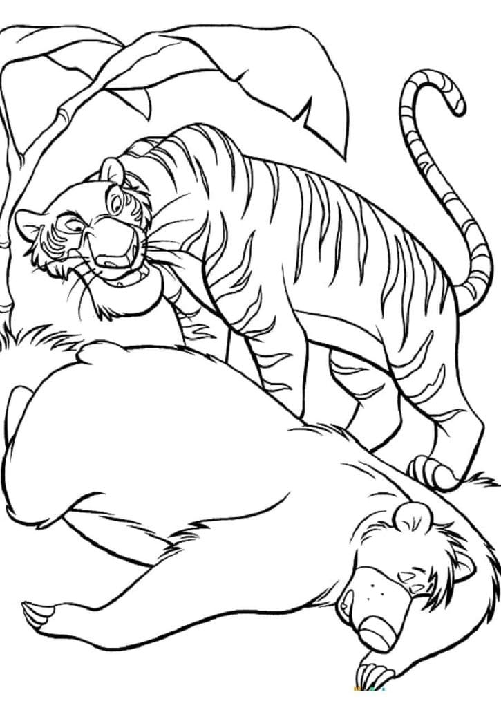 Dibujo gratuito The Jungle Book #203001 de la coleccion Películas de Animación para imprimir