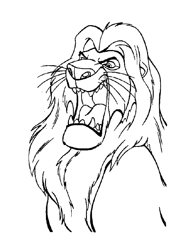 Dibujo para colorear: The Lion King (Películas de animación) #73619 - Dibujos para Colorear e Imprimir Gratis