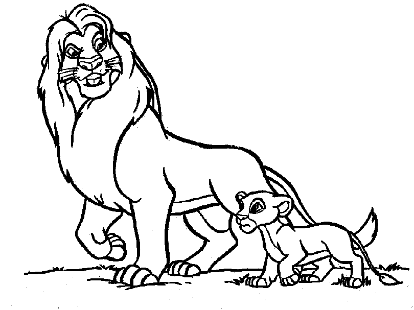 Dibujo para colorear: The Lion King (Películas de animación) #73626 - Dibujos para Colorear e Imprimir Gratis