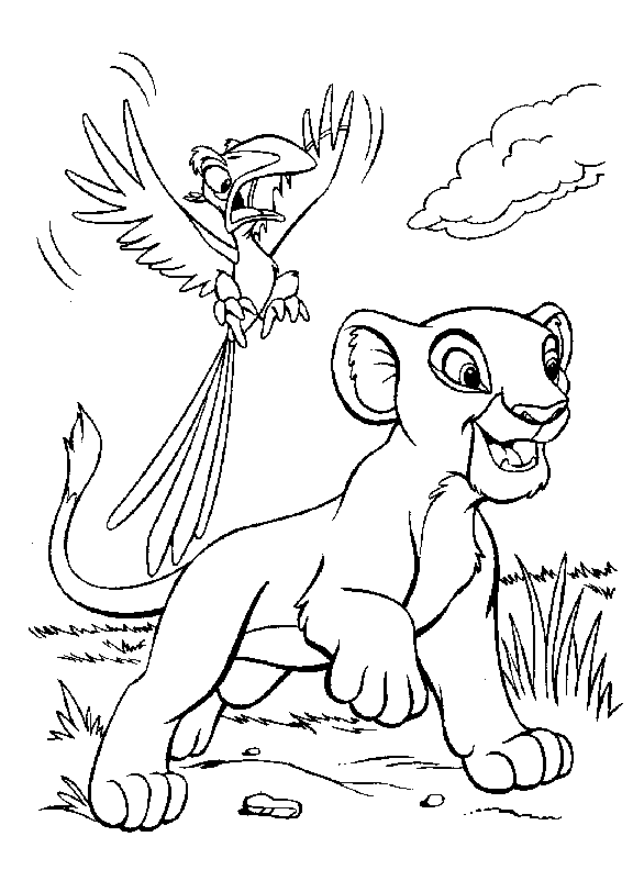 Dibujo para colorear: The Lion King (Películas de animación) #73629 - Dibujos para Colorear e Imprimir Gratis