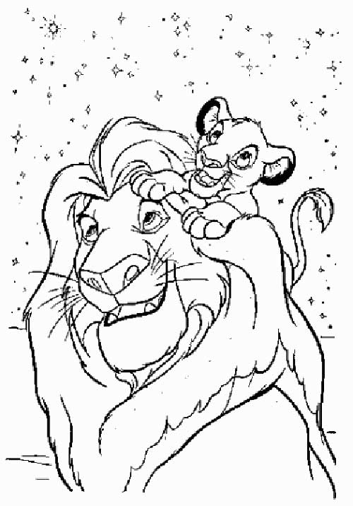 Dibujo para colorear: The Lion King (Películas de animación) #73642 - Dibujos para Colorear e Imprimir Gratis