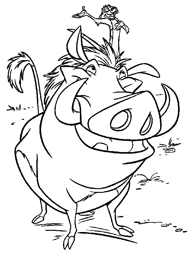 Dibujo para colorear: The Lion King (Películas de animación) #73660 - Dibujos para Colorear e Imprimir Gratis