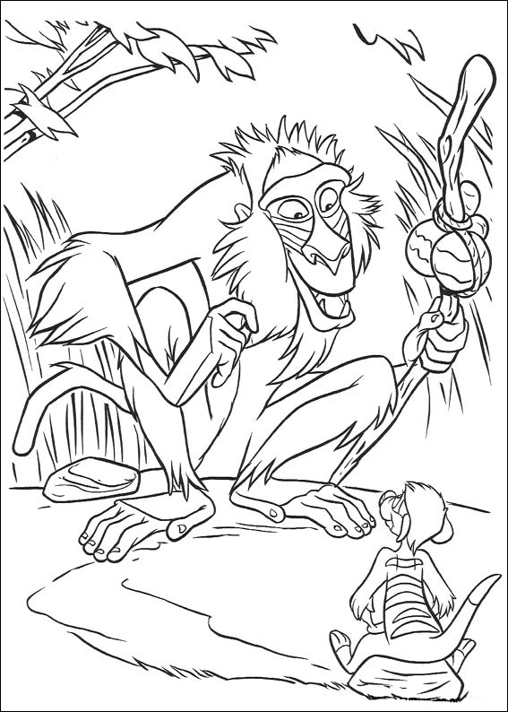 Dibujo para colorear: The Lion King (Películas de animación) #73668 - Dibujos para Colorear e Imprimir Gratis