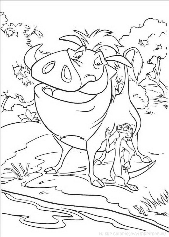 Dibujo para colorear: The Lion King (Películas de animación) #73673 - Dibujos para Colorear e Imprimir Gratis