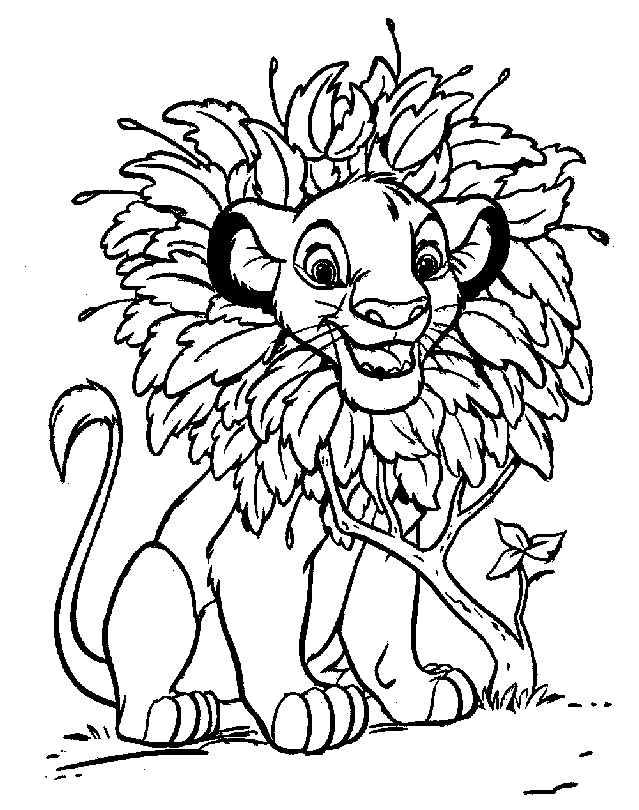 Dibujo para colorear: The Lion King (Películas de animación) #73675 - Dibujos para Colorear e Imprimir Gratis