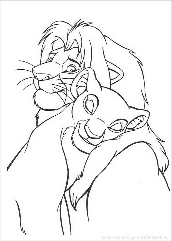 Dibujo para colorear: The Lion King (Películas de animación) #73690 - Dibujos para Colorear e Imprimir Gratis