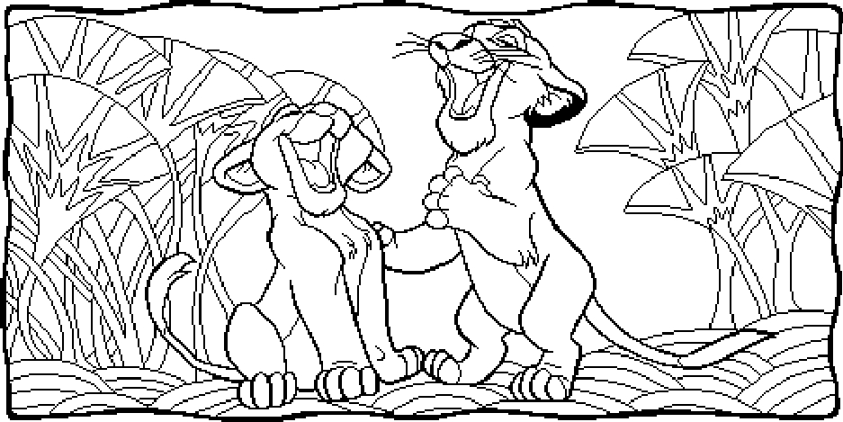 Dibujo para colorear: The Lion King (Películas de animación) #73693 - Dibujos para Colorear e Imprimir Gratis
