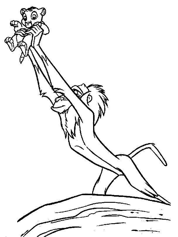 Dibujo para colorear: The Lion King (Películas de animación) #73697 - Dibujos para Colorear e Imprimir Gratis