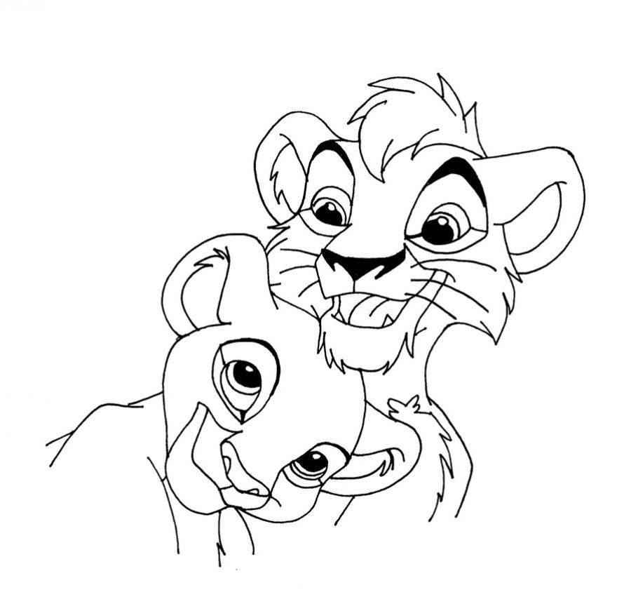 Dibujo para colorear: The Lion King (Películas de animación) #73708 - Dibujos para Colorear e Imprimir Gratis
