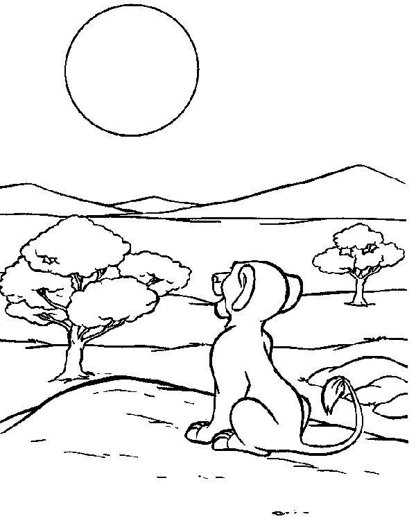 Dibujo para colorear: The Lion King (Películas de animación) #73717 - Dibujos para Colorear e Imprimir Gratis