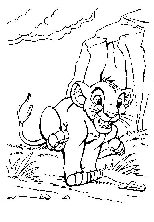 Dibujo para colorear: The Lion King (Películas de animación) #73724 - Dibujos para Colorear e Imprimir Gratis