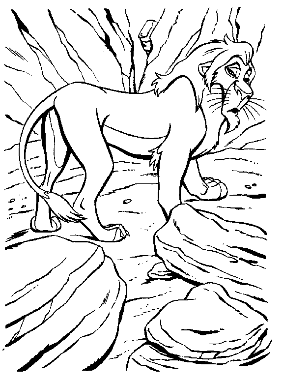 Dibujo para colorear: The Lion King (Películas de animación) #73748 - Dibujos para Colorear e Imprimir Gratis