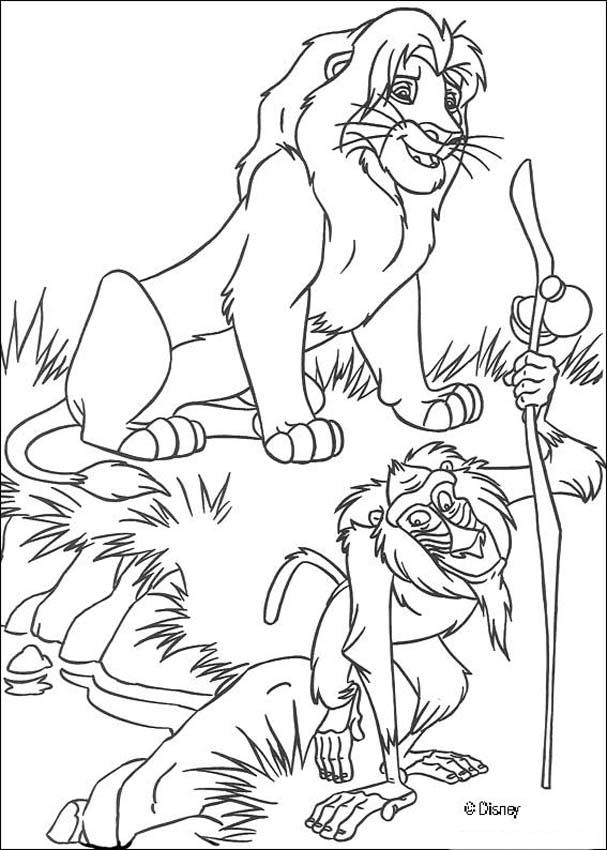 Dibujo para colorear: The Lion King (Películas de animación) #73753 - Dibujos para Colorear e Imprimir Gratis